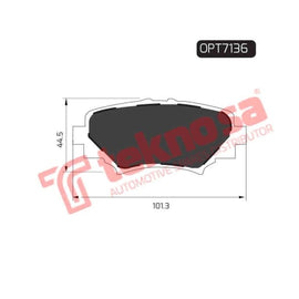 Brake Pad Mazda 3 13 ( R ) (SET LH & RH Wheel) Brake Pads Optima