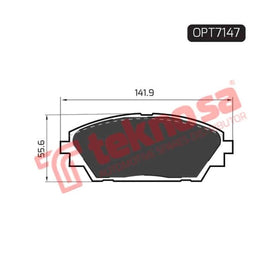 Brake Pad Mazda 3 14 (F) (SET LH & RH Wheel) Brake Pads Optima