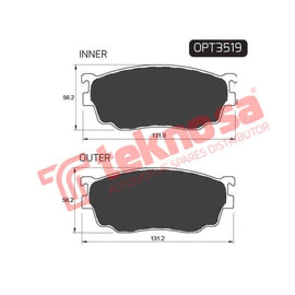 Brake Pad Mazda 6 05 ( Front ) (SET LH & RH Wheel) Brake Pads OPTIMA
