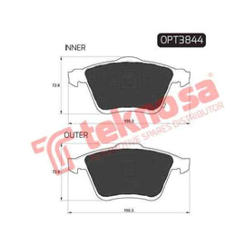 Brake Pad Mazda 6 06 ( Front ) (SET LH & RH Wheel) Brake Pads Optima