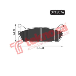 Brake Pad Mazda 626 [2] 2.0I 93 98 ( R ) (SET LH & RH Wheel) Brake Pads Optima