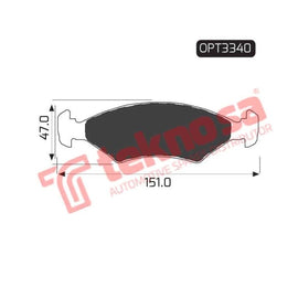 Brake Pad Mazda Soho 97 99 ( Front ) (SET LH & RH Wheel) Brake Pads Optima
