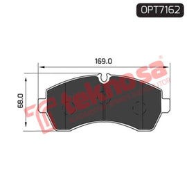 Brake Pad Merc Sprinter 18 ( R ) (SET LH & RH Wheel) Brake Pads Optima