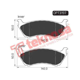 Brake Pad Mercedes Benz Ml Ml320 [W163] 98 03 ( R ) (SET LH & RH Wheel) Brake Pads OPTIMA