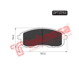 Brake Pad Nissan Juke 11 ( Front ) (SET LH & RH Wheel) Brake Pads Optima