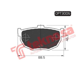 Brake Pad Nissan Maxima 300Se 91 96 ( R ) (SET LH & RH Wheel) Brake Pads OPTIMA