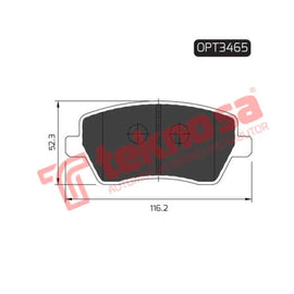 Brake Pad Nissan Np200 ( Front ) (SET LH & RH Wheel)