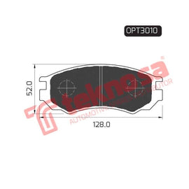 Brake Pad Nissan Sabre 94 00 ( Front ) (SET LH & RH Wheel) Brake Pads Optima