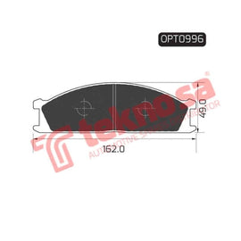 Brake Pad Nissan Sani 98 99 ( Front ) (SET LH & RH Wheel) Brake Pads Optima