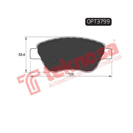 Brake Pad Proton Gen 2 11 ( Front ) (SET LH & RH Wheel) Brake Pads OPTIMA