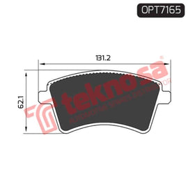Brake Pad Renault Kangoo 08 ( Front ) (SET LH & RH Wheel) Brake Pads Optima