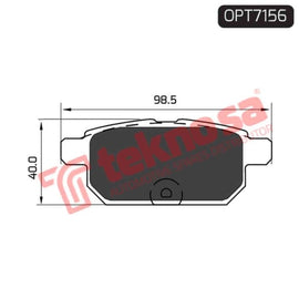 Brake Pad Suzuki Swift 18 ( R ) (SET LH & RH Wheel) Brake Pads OPTIMA