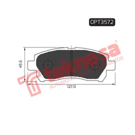 Brake Pad Toyota Avanza 06 15 ( Front ) (SET LH & RH Wheel) Brake Pads OPTIMA