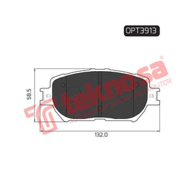 Brake Pad Toyota Camry 03 ( Front ) (SET LH & RH Wheel) Brake Pads Optima