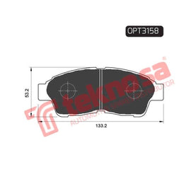 Brake Pad Toyota Camry 200I 92 01 ( Front ) (SET LH & RH Wheel) Brake Pads Optima