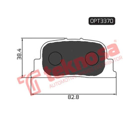 Brake Pad Toyota Camry 220I 01 ( R ) (SET LH & RH Wheel) Brake Pads Optima
