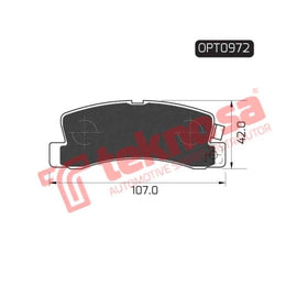 Brake Pad Toyota Camry 92 01 ( R ) (SET LH & RH Wheel) Brake Pads OPTIMA
