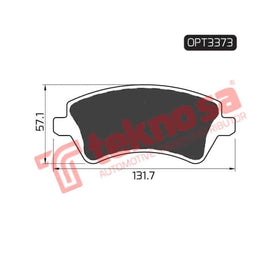 Brake Pad Toyota Corolla 02 ( Front ) (SET LH & RH Wheel) Brake Pads Optima