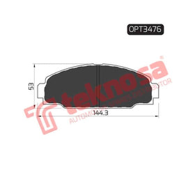 Brake Pad Toyota Dyna (SET LH & RH Wheel) Brake Pads Optima