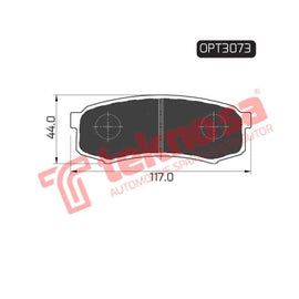 Brake Pad Toyota Fj Cruiser 4.0 11 ( R ) (SET LH & RH Wheel) Brake Pads OPTIMA