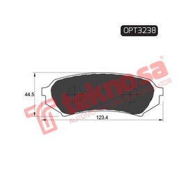 Brake Pad Toyota Land Cruser 97 ( R ) (SET LH & RH Wheel) Brake Pads Optima