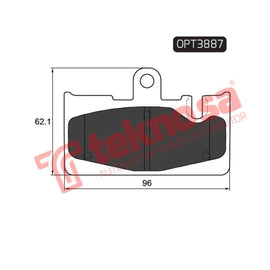 Brake Pad Toyota Lexus Ls 430 00 ( R ) (SET LH & RH Wheel) Brake Pads Optima