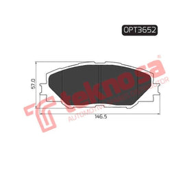 Brake Pad Toyota Rav4 06 12 ( Front ) (SET LH & RH Wheel) Brake Pads Optima