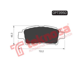 Brake Pad Toyota Vitz 99 ( Front ) (SET LH & RH Wheel) Brake Pads Optima