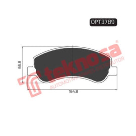 Brake Pad Volkswagen Amarok 10 ( Front ) (SET LH & RH Wheel) Brake Pads OPTIMA