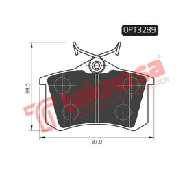 Brake Pad Volkswagen Beetle 2.0I ( R ) (SET LH & RH Wheel) Brake Pads Optima