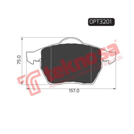 Brake Pad Volkswagen Golf 4 99 ( Front ) (SET LH & RH Wheel) Brake Pads Optima