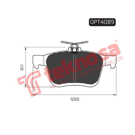 Brake Pad Volkswagen Golf [7] 13 ( R ) (SET LH & RH Wheel) Brake Pads Optima