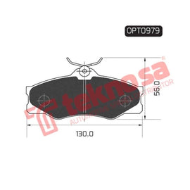 Brake Pad Volkswagen Kombi [T3] 89 99 ( Front ) (SET LH & RH Wheel) Brake Pads Optima