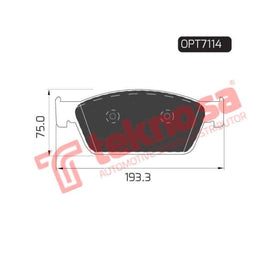 Brake Pad Volkswagen Kombi [T5] 10 ( Front ) (SET LH & RH Wheel) Brake Pads Optima
