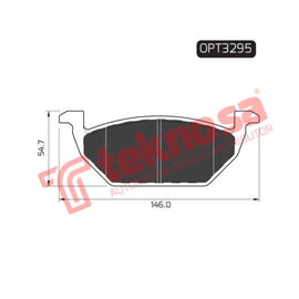 Brake Pad Volkswagen Polo 02 ( Front ) (SET LH & RH Wheel) Brake Pads Optima