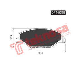 Brake Pad Volkswagen Polo 14 ( Front ) (SET LH & RH Wheel) Brake Pads Optima