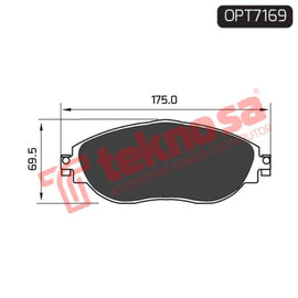 Brake Pad Vw Passat 08 ( Front ) (SET LH & RH Wheel) Brake Pads Optima
