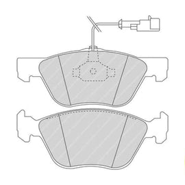 Brake Pads Front Alfa 145,147,155,156,Gt 96 10 Fiat Multipla,Puntyo 03 09 (FERODO FDB1052) (SET LH & RH Wheel) Brake Pads FERODO