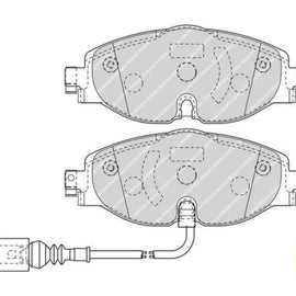 Brake Pads Front Audi A3 (12 )Q2 (16 ) Tt (14 ) A1 Sportback (19 ) Vw Arteon (17 ) Golf 7 (13 ) Passat,T Roc,Tiguan,Caddy (FERODO FDB4433) (SET LH & RH Wheel) Brake Pads FERODO