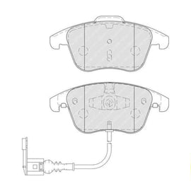 Brake Pads Front Audi Q3 (12 ) Vw Tiguan (08 ) Touran (11 ) (FERODO FDB4057) (SET LH & RH Wheel) Brake Pads FERODO