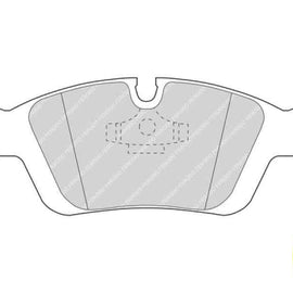 Brake Pads Front Bmw 3 Series [E36][E46] (91 05) Z4 [E85] (03 08) (FERODO FDB725) (SET LH & RH Wheel) Brake Pads FERODO