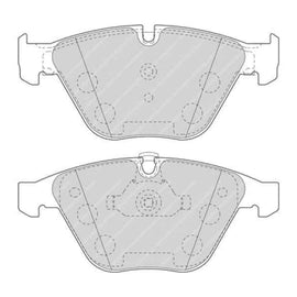 Brake Pads Front Bmw E90 E91 3 Series (05 13) 5 Series [E60] (03 11) X1 [E84] (10 16) (FERODO FDB4191) (SET LH & RH Wheel) Brake Pads FERODO