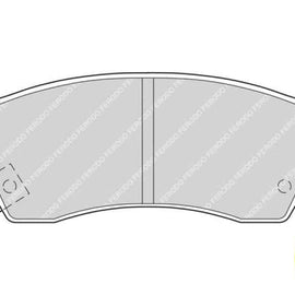 Brake Pads Front Chana Bennie (08 12) Tata Indica (05 15) Indigo (06 ) (FERODO FDB588) (SET LH & RH Wheel) Brake Pads FERODO