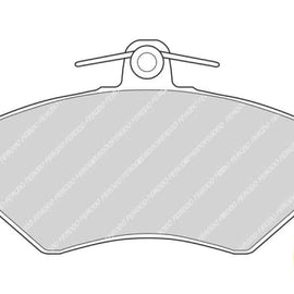Brake Pads Front Chery Tigo (08 ) Geely Ck1 (07 ) Vw Golf Jetta [3] (93 ) Polo Classic (96 ) (FERODO FDB774) (SET LH & RH Wheel) Brake Pads FERODO