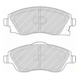 Brake Pads Front Chev Opel CoRear Solida,Utility (01 17) Meriva,Tigra (05 09) Opel Combo (06 ) (FERODO FDB1424) (SET LH & RH Wheel) Brake Pads FERODO