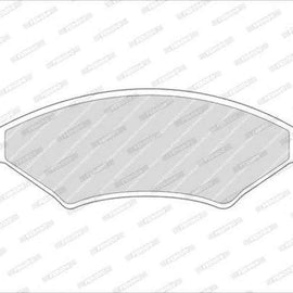 Brake Pads Front Daewoo Cielo (96 ) Lanos (98 04) Ford Fietsa [1] (98 02) Opel Astra (93 00) CoRear Solida (00 07) Kadett (93 99) CoRear Solida (98 04) (FERODO FDB966) (SET LH & RH Wheel) Brake Pads FERODO