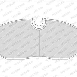 Brake Pads Front Ford Courier (86 00) Mazda B Series (86 07) (FERODO FDB580) (SET LH & RH Wheel) Brake Pads FERODO