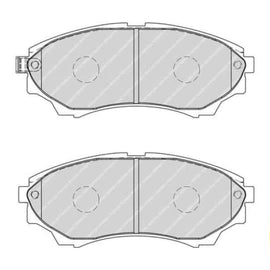 Brake Pads Front Ford Everest (09 13) Ranger (03 11) Mazda B2500 (97 07) Bt 50 (07 12) (FERODO FDB1817) (SET LH & RH Wheel) Brake Pads FERODO