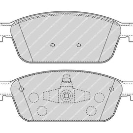 Brake Pads Front Ford Figo (15 ) Focus [3] (12 ) Kuga [2] (13 ) Tourneo (14 ) Transit (16 ) (FERODO FDB4416) (SET LH & RH Wheel) Brake Pads FERODO