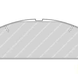 Brake Pads Front Geely Ck1 (07 09) Toyota Conquest,Corolla (86 02) (FERODO FDB308) (SET LH & RH Wheel) Brake Pads FERODO